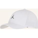 Weiße Nike Jordan Snapback-Caps aus Nylon für Herren Größe L 