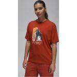 Rote Vintage Nike Jordan T-Shirts für Damen Größe XS 