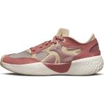 Reduzierte Pinke Nike Jordan Delta Low Sneaker aus Veloursleder leicht für Damen Größe 36,5 