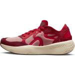 Reduzierte Rote Nike Jordan Delta Low Sneaker aus Veloursleder für Damen Größe 36 