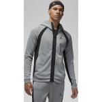Graue Nike Dri-Fit Zip Hoodies & Sweatjacken mit Reißverschluss aus Polyester mit Kapuze für Herren Größe M 