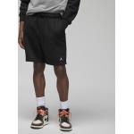 Reduzierte Schwarze Nike Jordan NBA Herrenshorts aus Fleece Größe XXL für den für den Sommer 