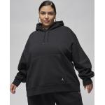 Schwarze Nike Flight Damenhoodies & Damenkapuzenpullover aus Fleece mit Kapuze Große Größen 