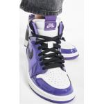 Jordan Männer,Frauen Sneaker 1 High Zoom Air CMFT Purple Patent in violet 37.5 violet