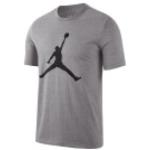 Graue Nike Air Jordan Jumpman T-Shirts für Herren Größe L 