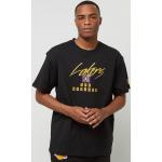 Schwarze Sportliche Kurzärmelige NBA T-Shirts aus Baumwolle für Herren Größe M 