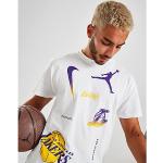 Weiße Nike Jordan NBA T-Shirts aus Baumwolle für Herren Größe M für den für den Sommer 
