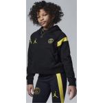 Schwarze Nike Jordan PSG Kinderhoodies & Kapuzenpullover für Kinder aus Fleece 