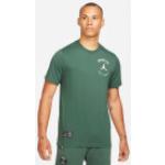 Reduzierte Grüne Nike Jordan T-Shirts aus Baumwolle maschinenwaschbar für Herren Größe XL für den für den Sommer 