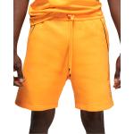 Reduzierte Gelbe Nike Jordan PSG Herrenshorts aus Fleece Größe L 