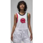 Reduzierte Weiße Nike Jordan Sommermode aus Jersey für Damen Größe L für den für den Sommer 