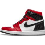 Reduzierte Rote Nike Jordan 1 High Top Sneaker & Sneaker Boots aus Leder für Damen Größe 36,5 