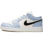 Reduzierte Eisblaue Nike Jordan 1 Low Sneaker für Damen Größe 37,5 