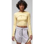 Reduzierte Gelbe Nike Jordan 1 T-Shirts für Damen Größe L für den für den Sommer 