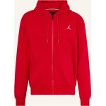 Rote Nike Essentials Zip Hoodies & Sweatjacken mit Reißverschluss aus Baumwolle mit Kapuze für Herren Übergrößen 