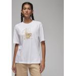 Reduzierte Weiße Nike Jordan Michael Jordan T-Shirts für Damen Größe XS 