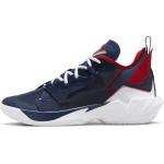 Blaue Nike Jordan Why Not Basketballschuhe mit Schnürsenkel für Herren Größe 36,5 
