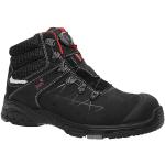 Schwarze Jori Safety Shoes Sicherheitsschuhe & Stahlkappenschuhe in Normalweite aus Nubukleder leicht für Herren Größe 42 