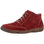 Rote Josef Seibel Neele High Top Sneaker & Sneaker Boots mit Reißverschluss aus Leder mit herausnehmbarem Fußbett für Damen Größe 35 