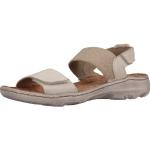 Reduzierte Beige Josef Seibel Outdoor-Sandalen mit Klettverschluss in Normalweite aus Leder für Damen Größe 42 für den für den Sommer 