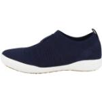Reduzierte Blaue Josef Seibel Sina Low Sneaker ohne Verschluss aus Textil Leicht für Damen 