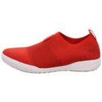 Reduzierte Rote Josef Seibel Sina Low Sneaker ohne Verschluss aus Textil leicht für Damen 