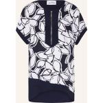 Dunkelblaue Joseph Ribkoff Blusenshirts & Schlusen mit Reißverschluss aus Jersey für Damen Größe L 