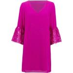 Pinke Elegante Joseph Ribkoff V-Ausschnitt Damenkleider Größe 4 XL 