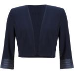 Marineblaue Unifarbene 3/4-ärmelige Joseph Ribkoff Mini Kurzjacken & Cropped-Jackets aus Polyester für Damen Größe L für den für den Herbst 