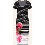 Schwarze Blumenmuster Joseph Ribkoff Taillierte Kleider aus Jersey für Damen Größe S 