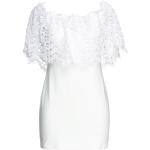 Reduzierte Weiße Unifarbene Kurzärmelige Joseph Ribkoff Mini Spitzenkleider aus Jersey für Damen Größe XS 