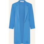 Blaue Joseph Ribkoff Longblazer mit Schulterpolstern aus Polyester für Damen Größe S 
