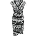 Schwarze Joseph Ribkoff Mini V-Ausschnitt Wickelkleider aus Polyester für Damen Größe M für den für den Sommer 