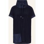 Dunkelblaue Joseph Ribkoff Stehkragen T-Shirts aus Jersey für Damen Größe M 