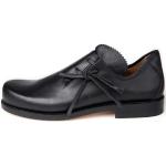 Schwarze Elegante Haferl Schuhe Herrentrachtenschuhe aus Rindsleder 