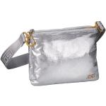 Reduzierte Silberne Jost Damenschultertaschen & Damenshoulderbags mit Reißverschluss aus Textil 