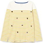Goldene Langärmelige Joules T-Shirts aus Jersey für Damen Größe XS 