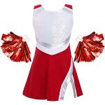 Rote Zombieschulmädchen-Kostüme & Schulmädchen-Halloweenkostüme für Kinder Größe 146 