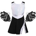 Schwarze Zombieschulmädchen-Kostüme & Schulmädchen-Halloweenkostüme für Kinder Größe 146 