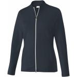 Marineblaue Joy Sportswear Zip Hoodies & Sweatjacken aus Fleece für Damen Größe L 