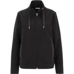Schwarze Joy Sportswear Stehkragen Fleecejacken aus Fleece für Damen Größe M 