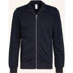 Dunkelblaue Joy Sportswear Stehkragen Zip Hoodies & Sweatjacken mit Reißverschluss aus Baumwolle für Herren Größe 3 XL 