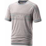 Graue Melierte Joy Sportswear T-Shirts für Herren Übergrößen 