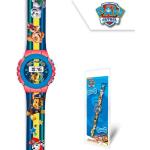 Bunte Wasserdichte Joy Toy PAW Patrol Quarz Kunststoffarmbanduhren mit Digital-Zifferblatt mit Kunststoff-Uhrenglas für Kinder 