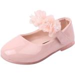 Pinke Blumenmuster LED Schuhe & Blink Schuhe mit Klettverschluss orthopädisch für Kinder Größe 28 