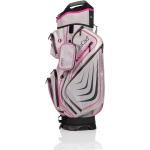 Rosa Sportliche JuCad Golf Cartbags mit Außentaschen für Herren 