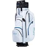 Weiße JuCad Golf Cartbags mit Reißverschluss mit Außentaschen klein 