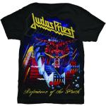 Kurzärmelige Judas Priest Rundhals-Ausschnitt T-Shirts aus Baumwolle für Herren Größe L 