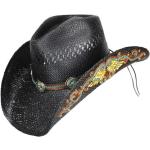 Schwarze Cowboyhüte für Damen 