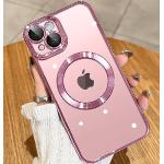 Reduzierte Rosa iPhone 15 Hüllen mit Bildern stoßfest 